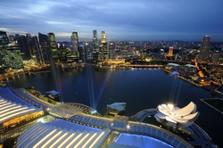 La baie de Singapour