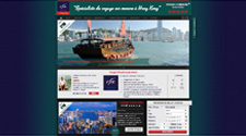 Nouveau site de Hong Kong en partenariat exclusif avec Cathay Pacific