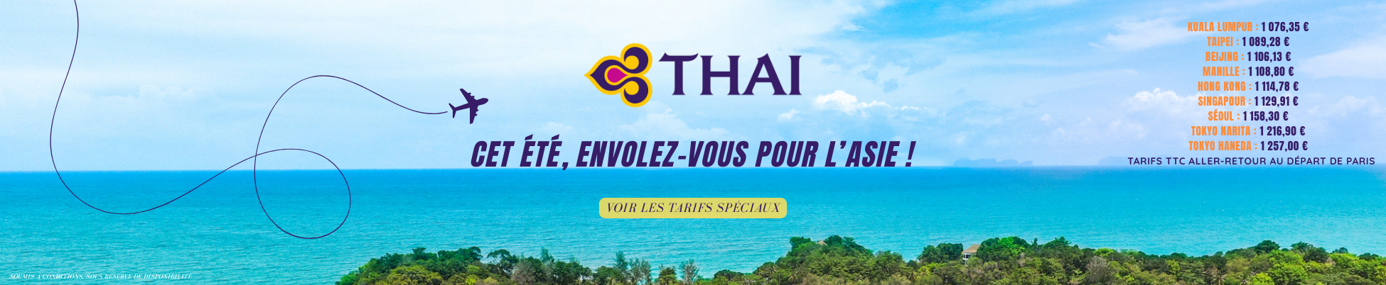 Promo Thai AIrways Juin