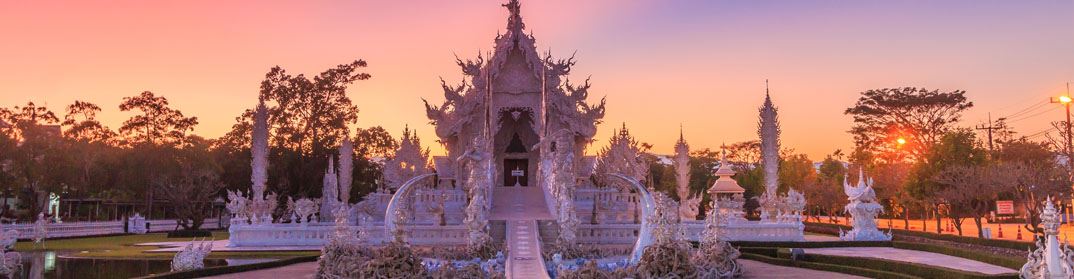 Chiang Mai, temple blanc