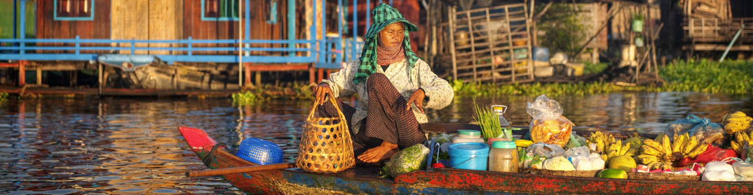 pêcheurs lac tonlé sap villages flottants cambodge