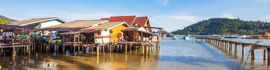 villages flottants koh trong cambodge