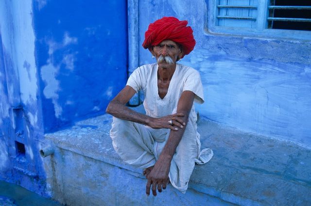 Saris et Saddhus - Inde, Rajasthan, Gange
