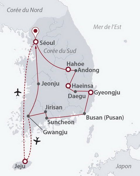 Corée du Sud - Circuit Le Royaume du Matin Calme et Ile de Jeju