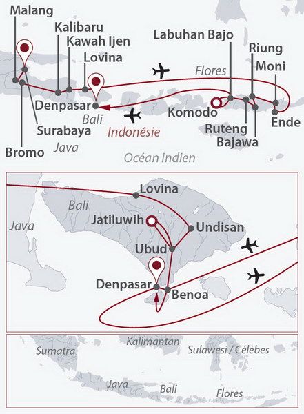 Indonésie - Circuit Iles et Volcans d'Indonésie