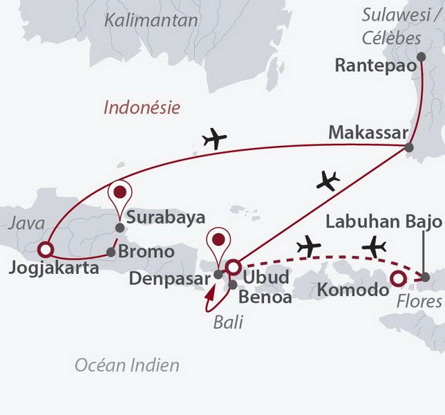 Bali - Indonésie - Circuit La Palette Indonésienne avec extension Komodo