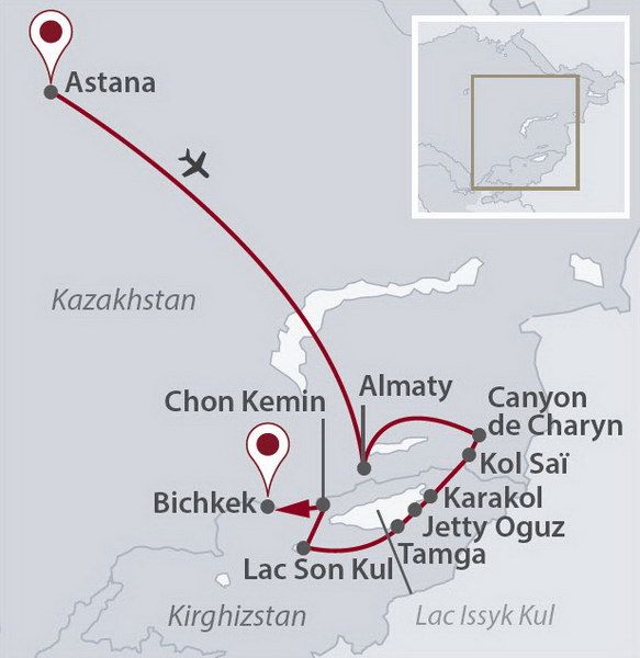 Kazakhstan - Kirghizistan - Circuit Nomad's Land