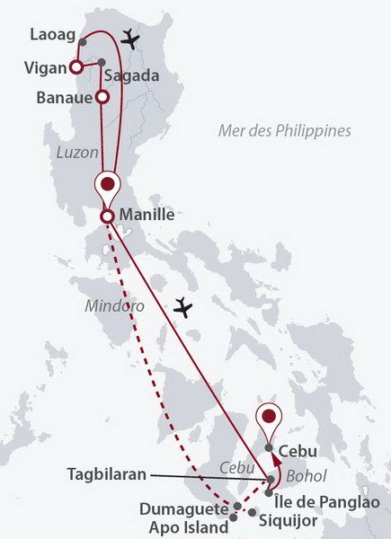 Philippines - Circuit Couleurs Philippines avec extension Visayas