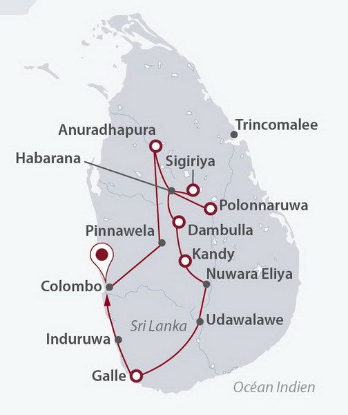 Sri Lanka - Circuit Ceylan Intimiste avec séjour Trincomalee 4*