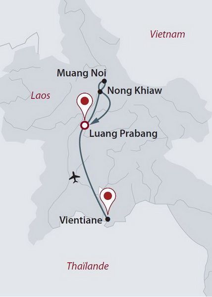 Laos - Circuit Privé Rendez-vous au Laos, arrivée à Luang Prabang