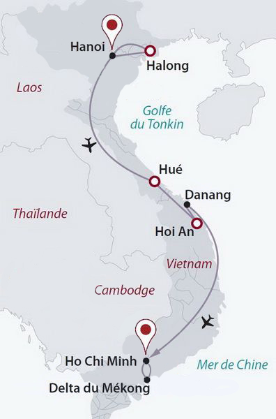 Vietnam - Circuit Privé Le Vietnam en Liberté et le Delta du Mékong