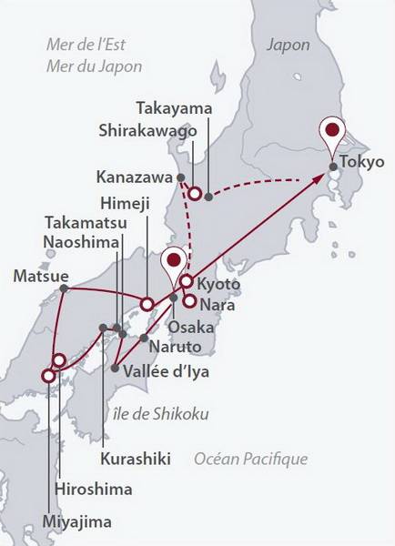 havas voyage circuit japon