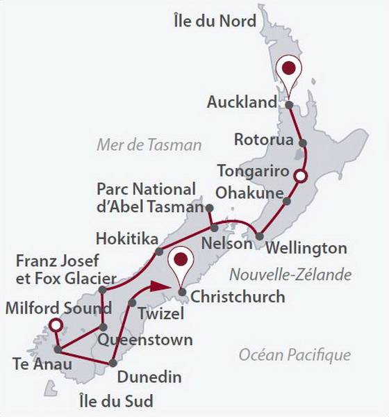 Nouvelle Zélande - Circuit Fjords et Maoris