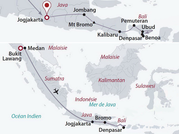 Bali - Indonésie - Circuit Privé Sumatra, Java, Bali