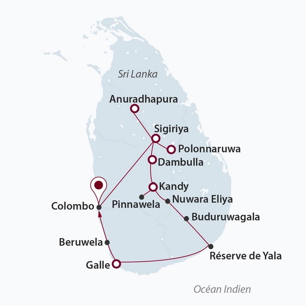 Sri Lanka - Circuit Privé Ceylan Colonial