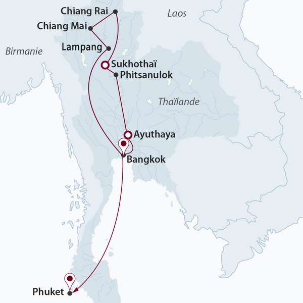 Image 3 Thailande Essentielle + séjour Phuket 4* avec Etihad Airways - Bangkok (Thaïlande), Chiang Rai (Thaïlande), Chiang Mai (Thaïlande), Phuket (Thaïlande), Lampang (Thaïlande), Phitsanulok (Thaïlande), Pattaya (Thaïlande), Sukhothai (Thaïlande)