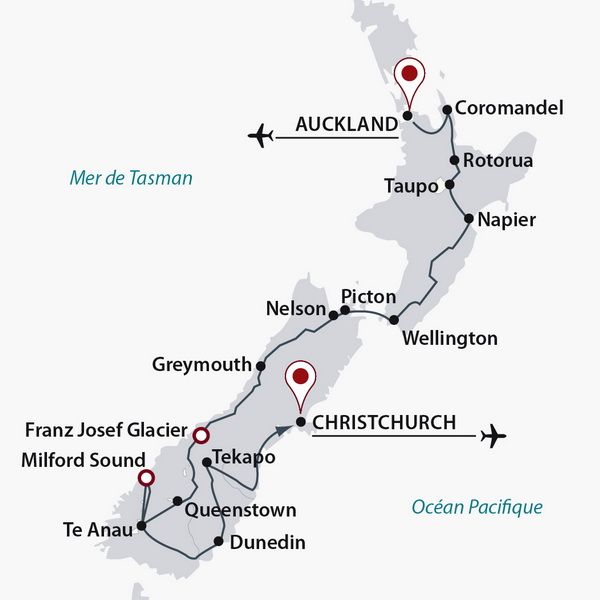 Nouvelle Zélande - Autotour Les Jumelles des Antipodes