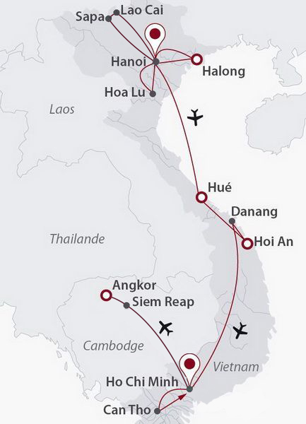 Vietnam Essentiel + prologue Sapa + extension Cambodge - 3